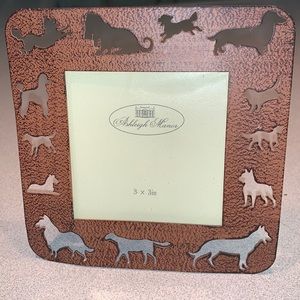COPY - Metal Dog Breed Cut Out Frame